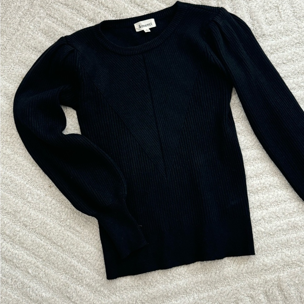 NWOT! &Merci Women’s Deep Back Knit Sweater - Size S